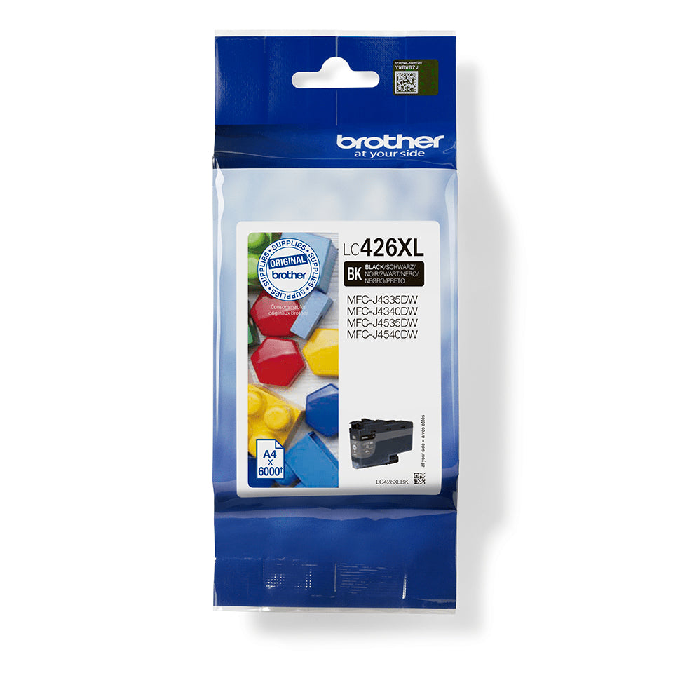Brother LC-426XLBK cartuccia d'inchiostro 1 pz Originale Resa elevata (XL) Nero