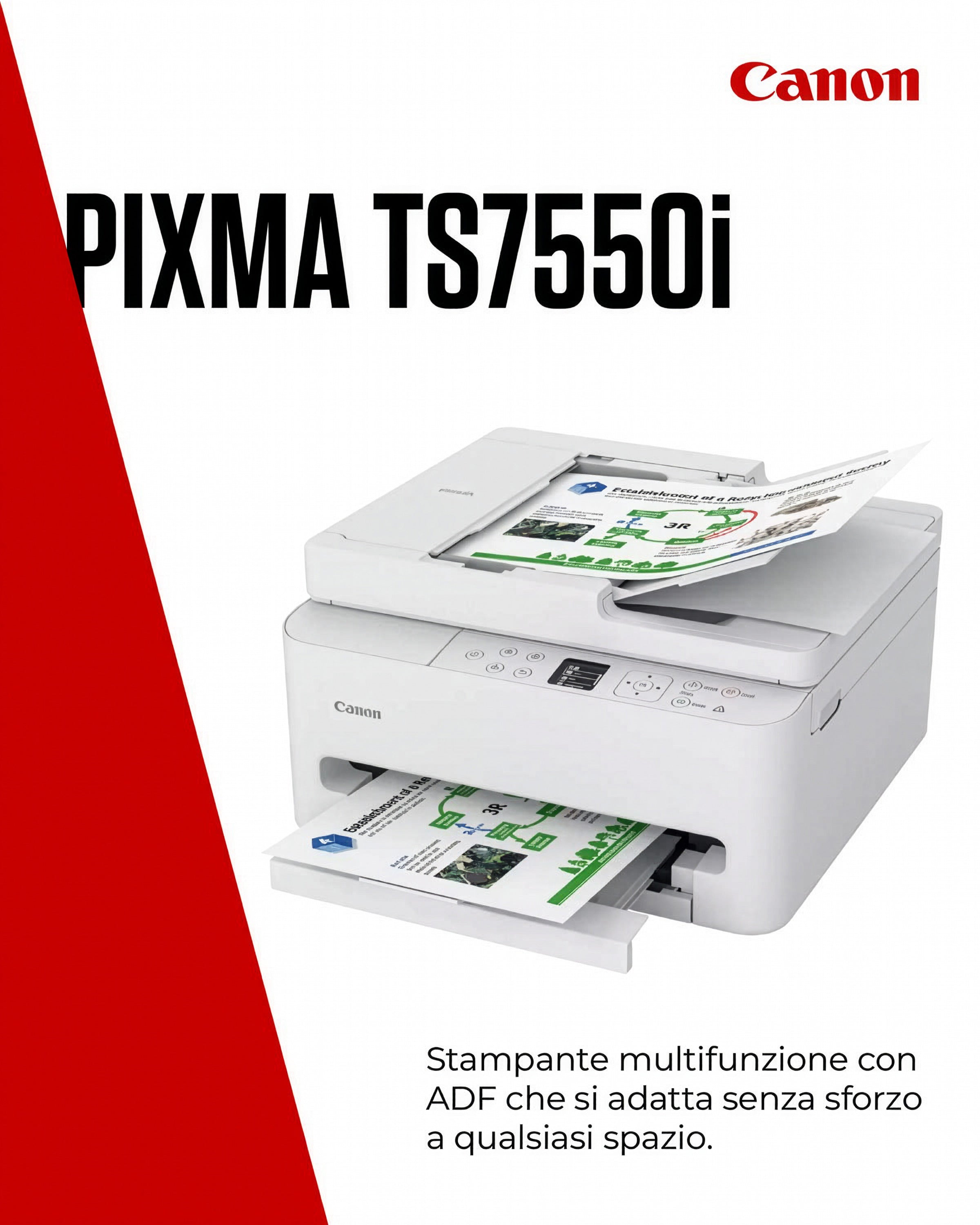 Canon PIXMA TS7550i Ad inchiostro A4 1200 x 1200 DPI Wi-Fi