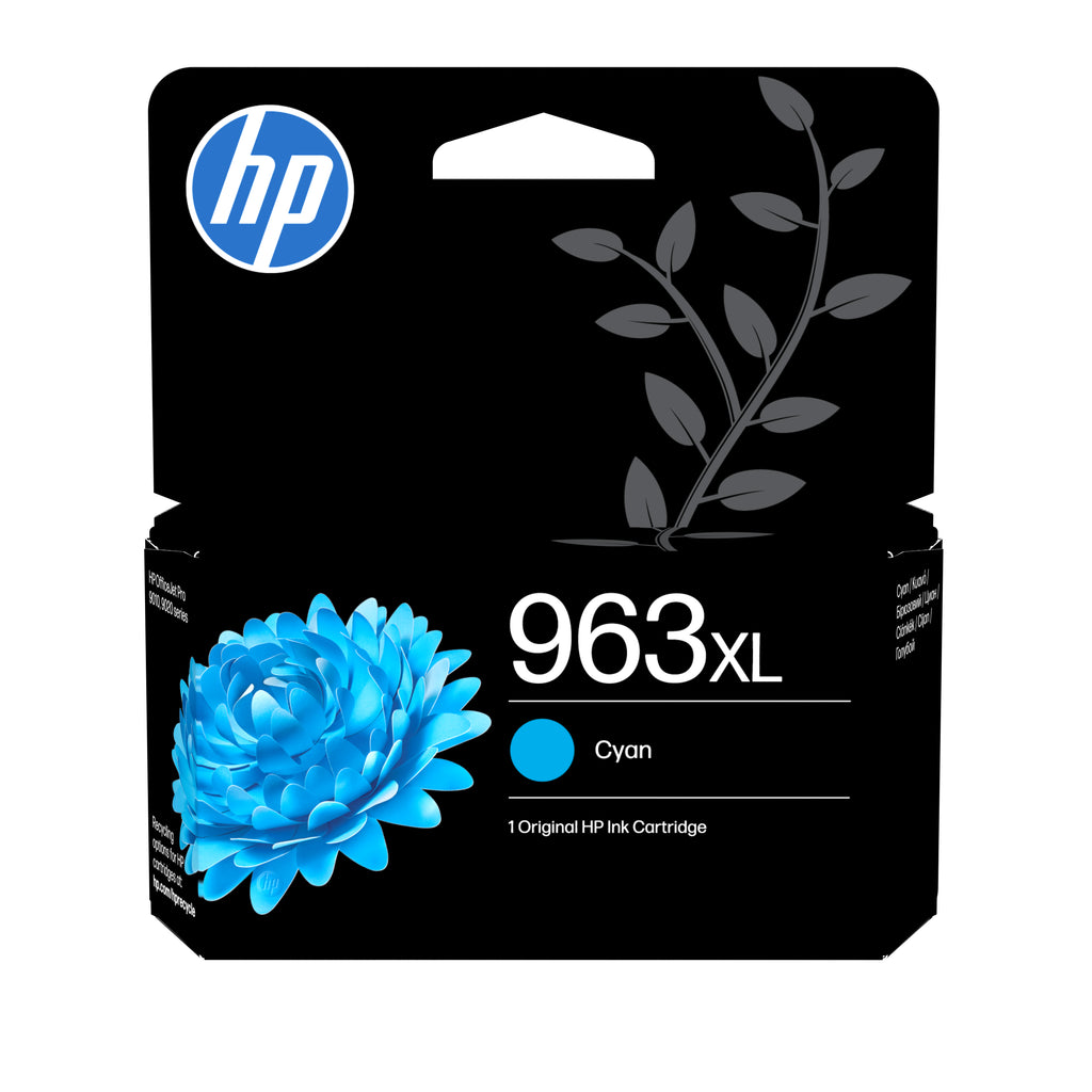 HP Cartuccia di inchiostro ciano originale 963XL ad alta capacità