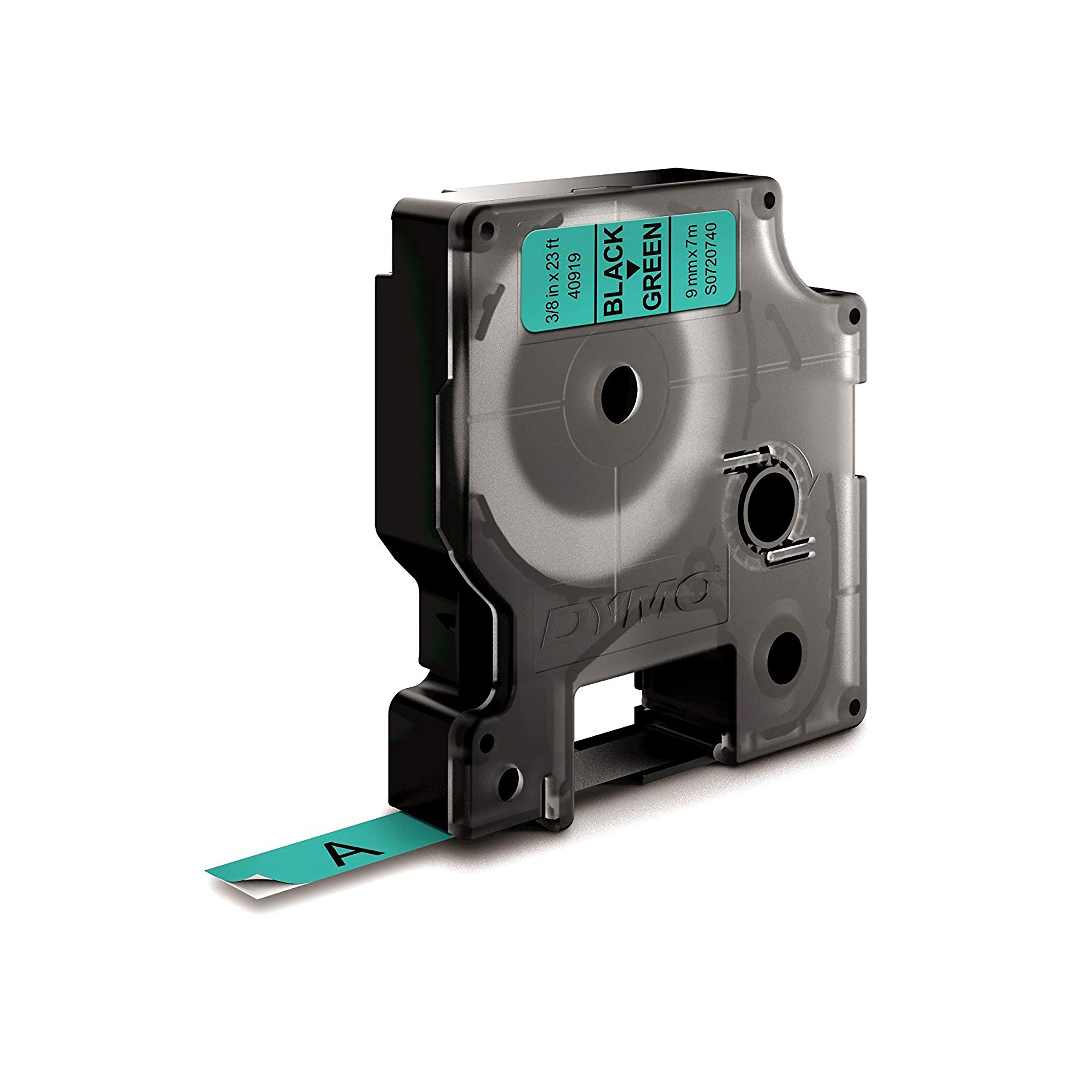 DYMO D1 etichette originali | 9 mm x 7 mm | stampa nera su verde | etichette autoadesive per etichettatrice LabelManager | 1 Pezzo