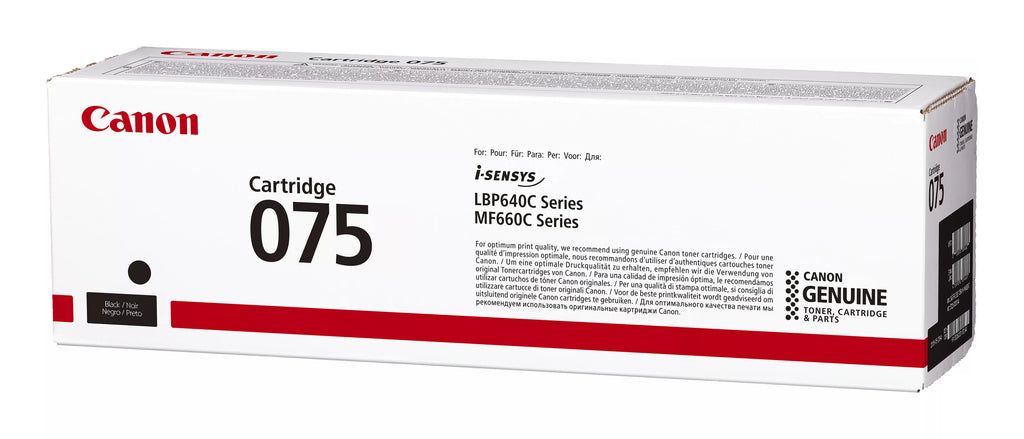 Canon 075 cartuccia toner 1 pz Originale Nero
