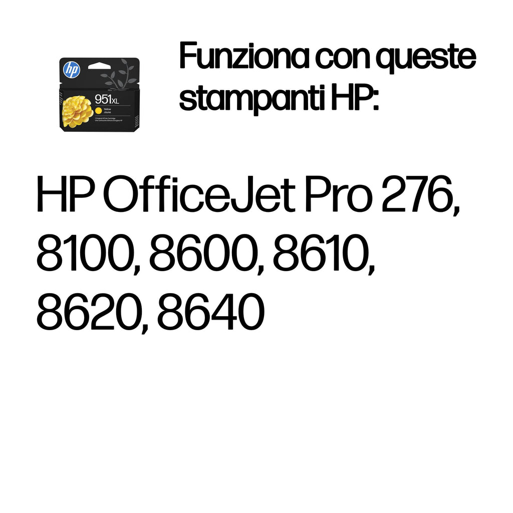 HP Cartuccia originale inchiostro giallo ad alta capacità 951XL