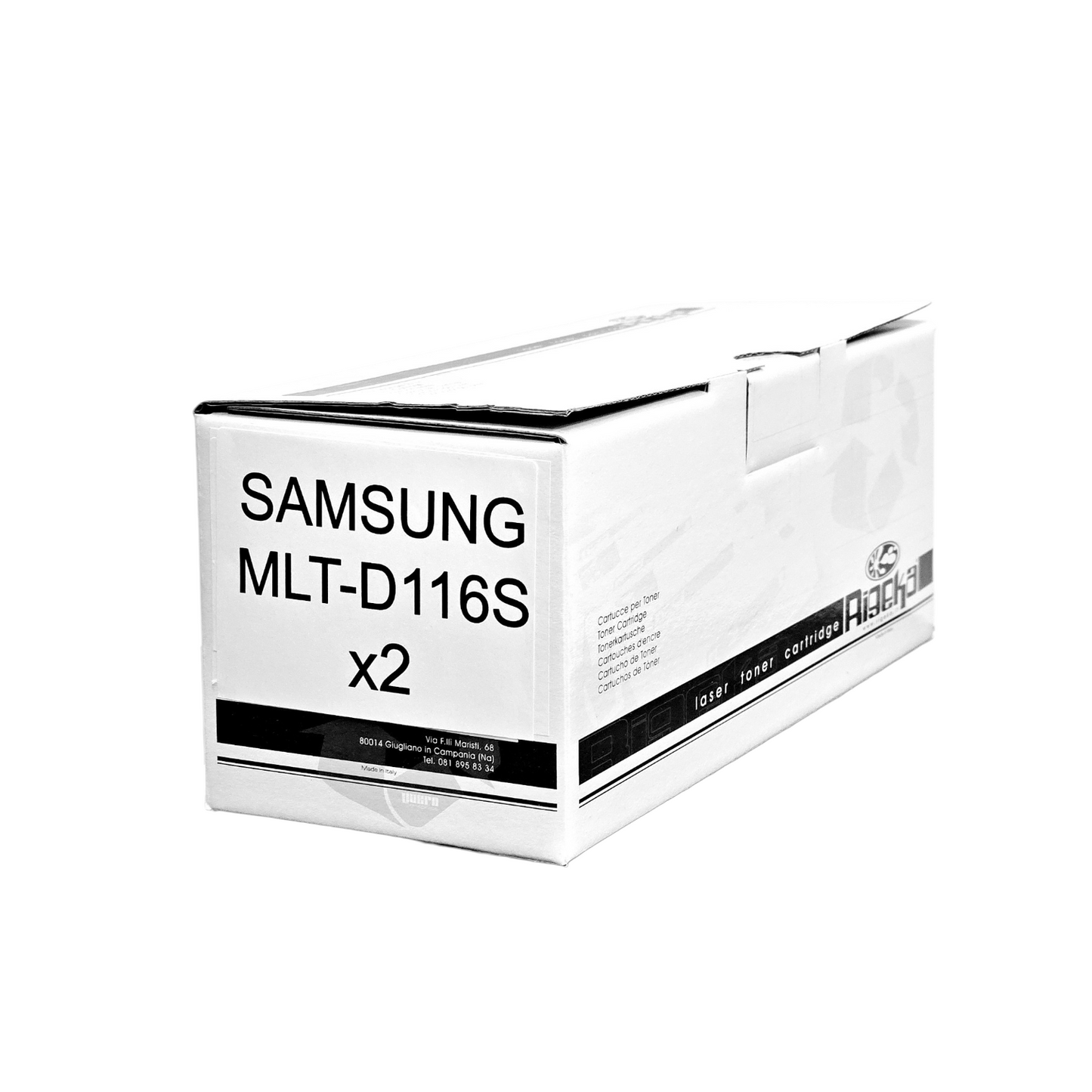Toner Compatibile per Samsung MLT - D116S Confezione da 2