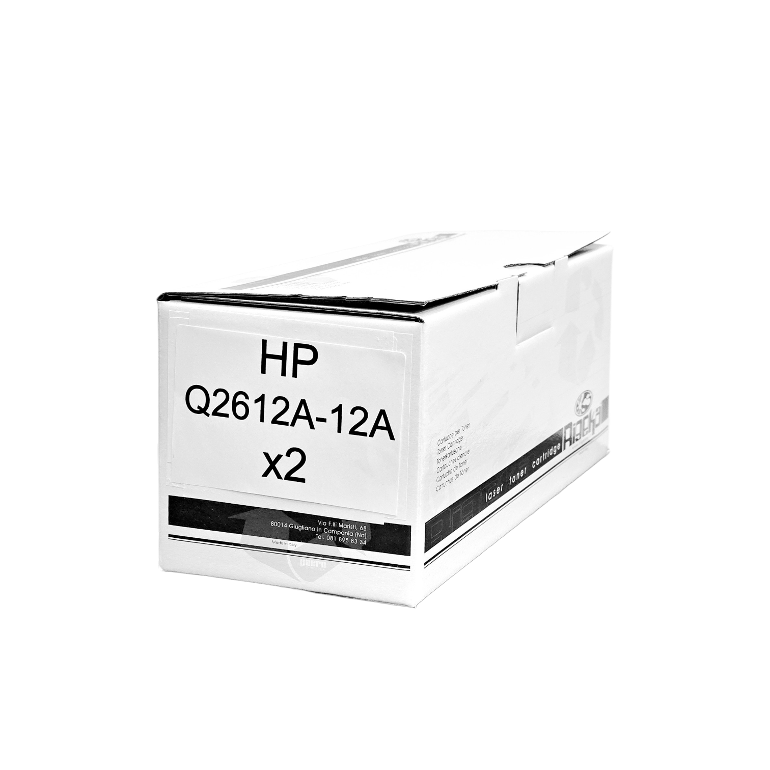 Toner Compatibile per HP 12A - Q2612A Confezione da 2