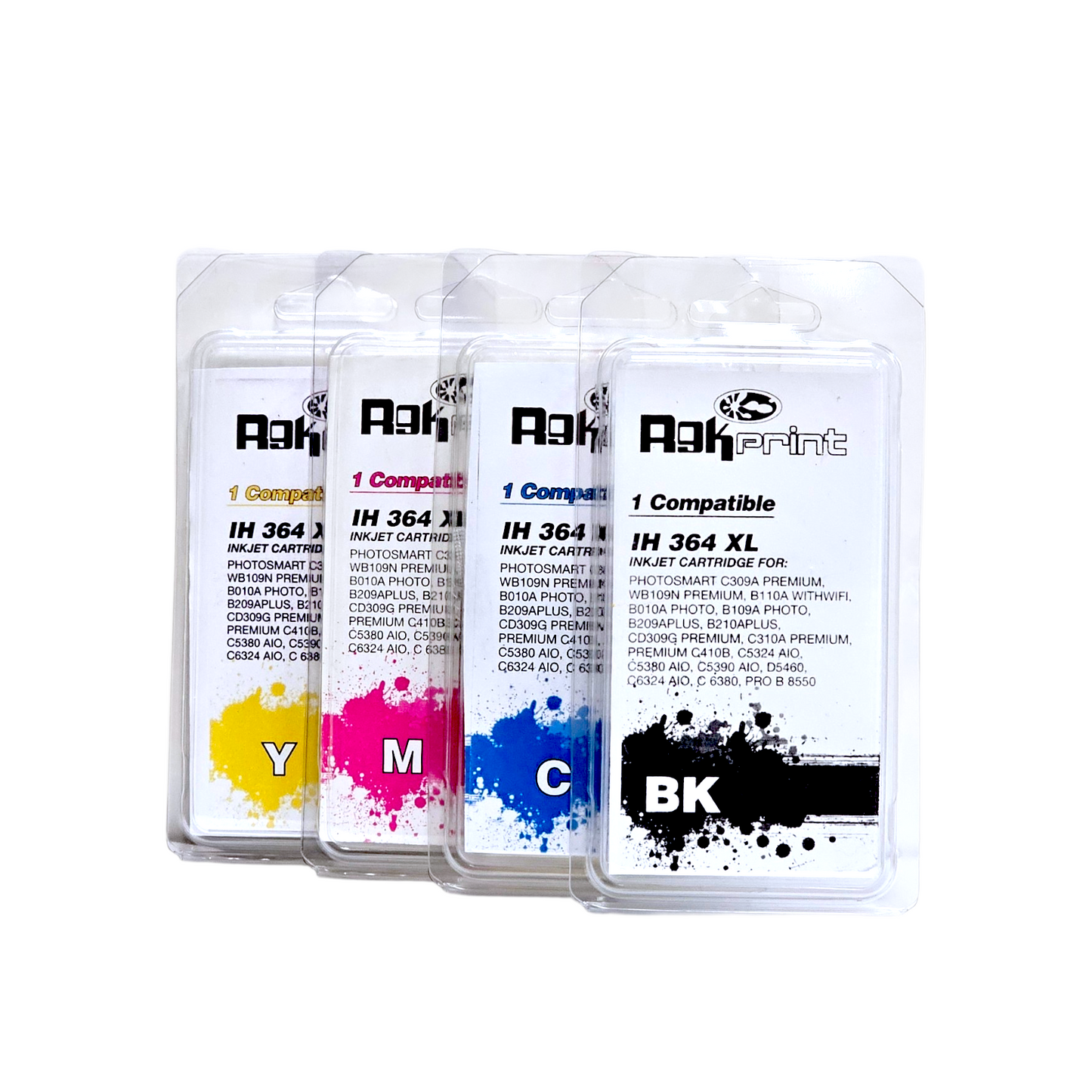 Cartucce Compatibili d' inchiostro per HP 364XL( 2Nero, 2Ciano, 2Magenta, 2Giallo)