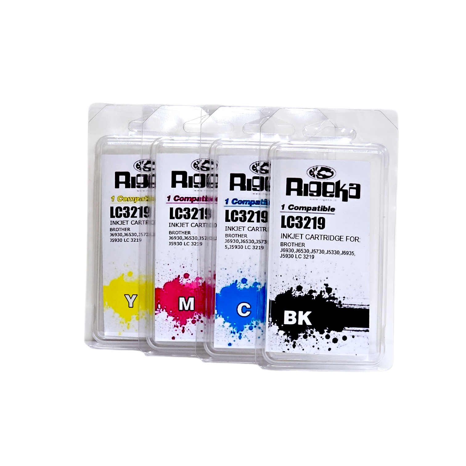 Cartucce Compatibili d' inchiostro per Brother LC3219 ( 1Nero, 1Ciano, 1Magenta, 1Giallo)