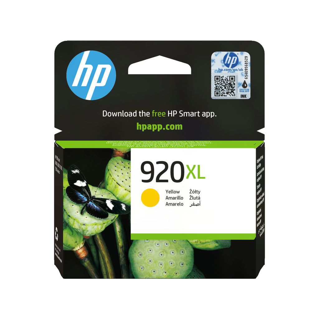 HP Cartuccia originale inchiostro giallo ad alta capacità 920XL