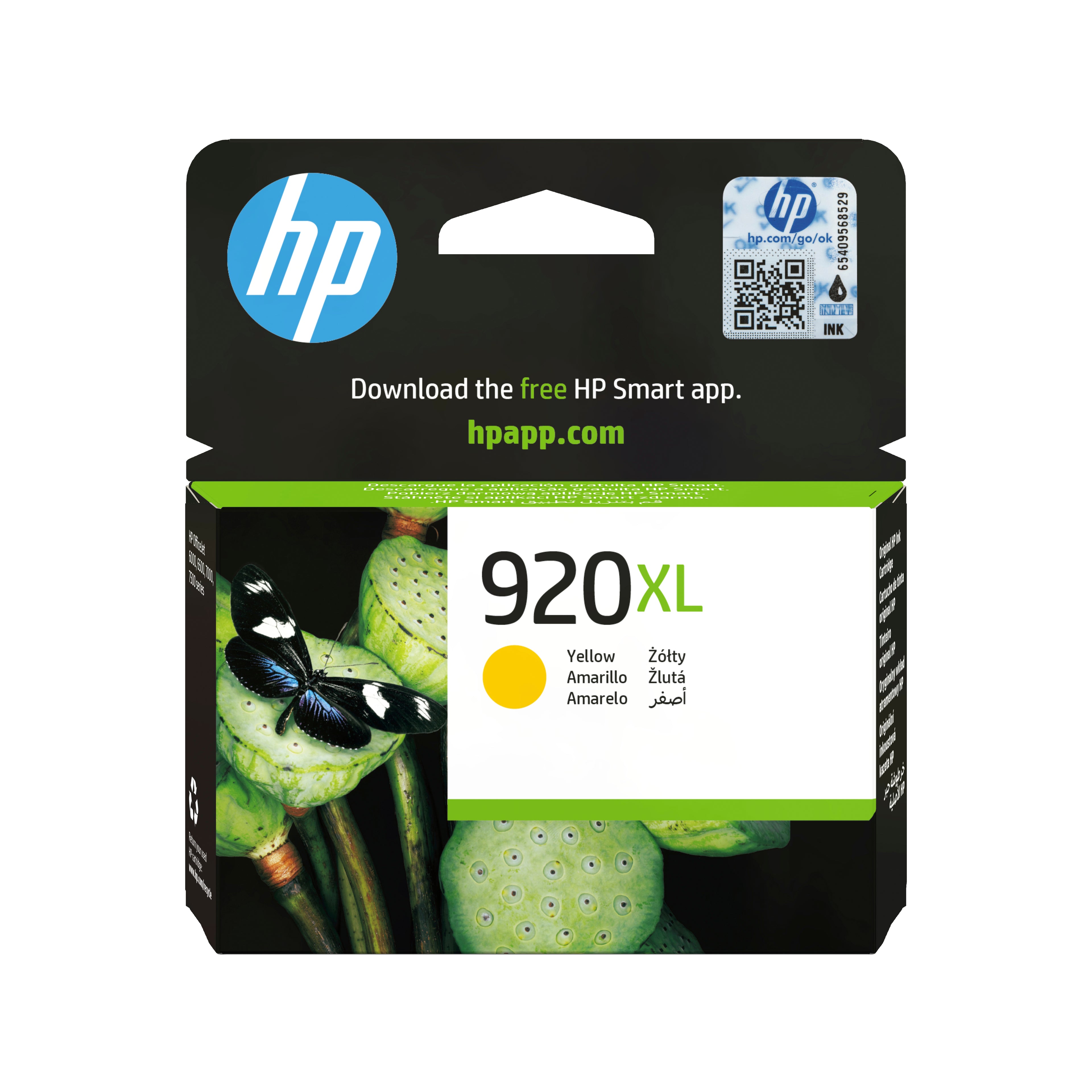 HP Cartuccia originale inchiostro giallo ad alta capacità 920XL