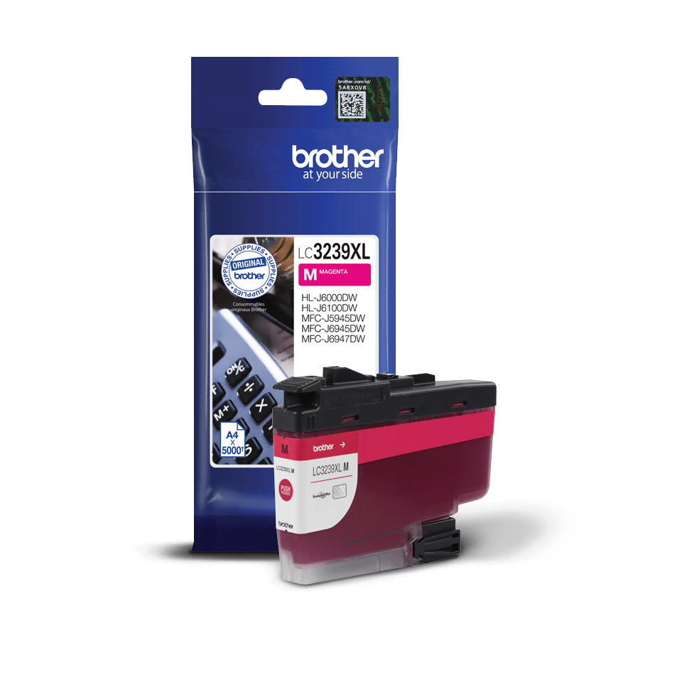 Brother LC3239XLM cartuccia d'inchiostro 1 pz Originale Resa elevata (XL) Magenta