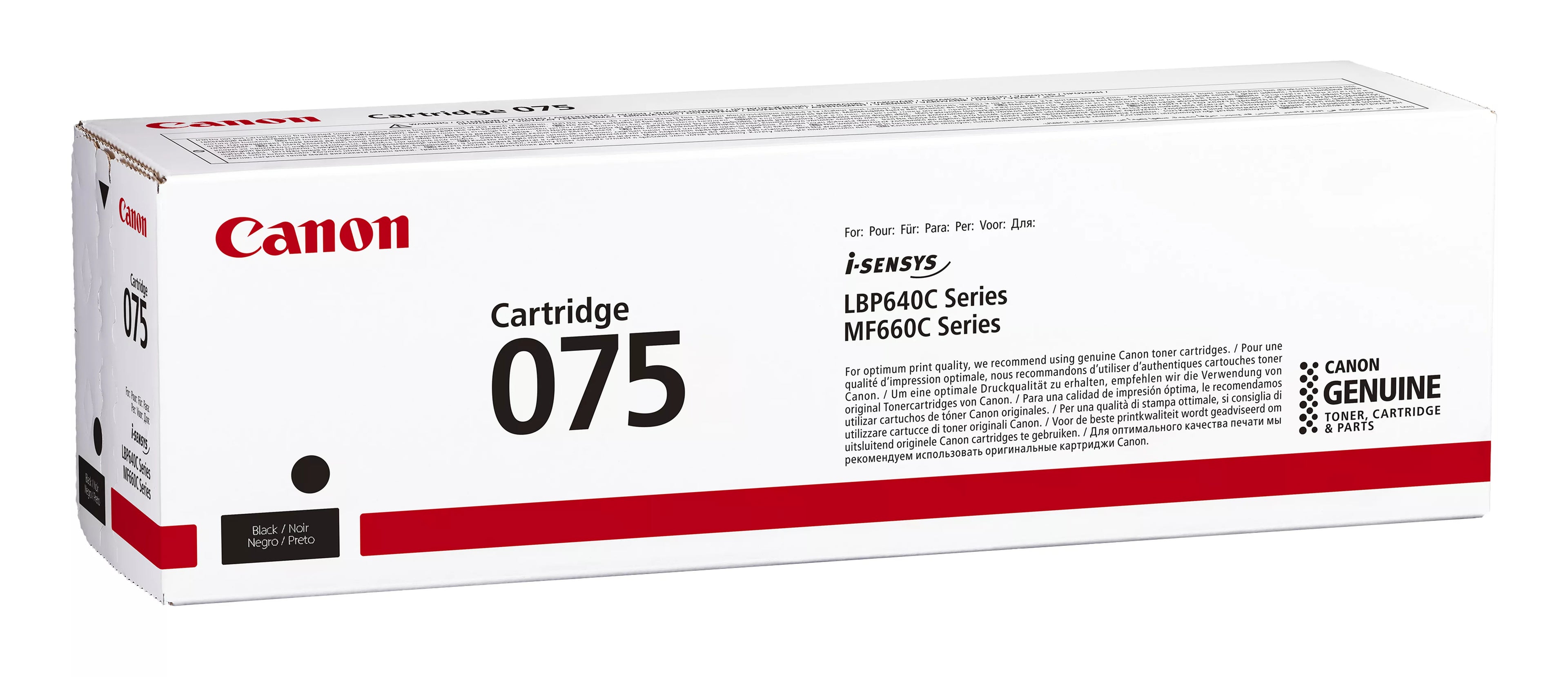 Canon 075 cartuccia toner 1 pz Originale Nero