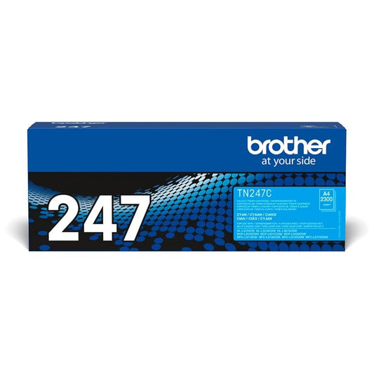 Brother TN247C Toner Originale, Alta Capacità, fino a 2300 Pagine, CIANO
