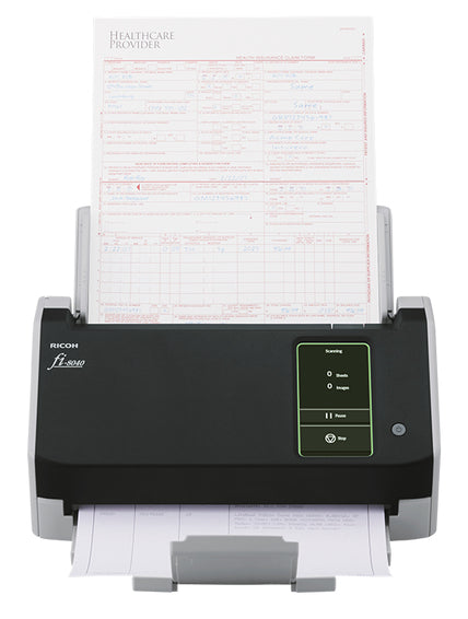 Ricoh fi-8040 ADF + scanner ad alimentazione manuale 600 x 600 DPI A4 Nero, Grigio