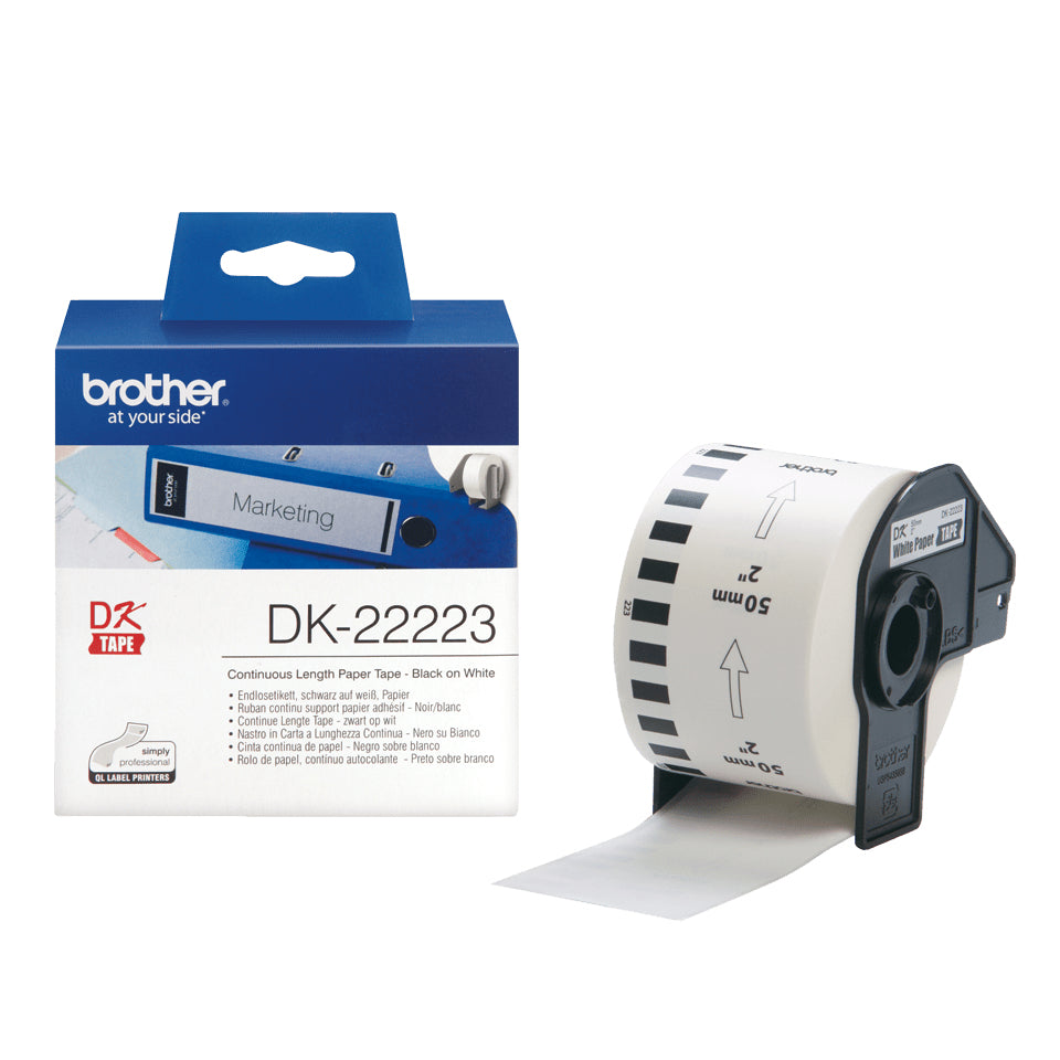 Brother DK-22223 etichetta per stampante Bianco