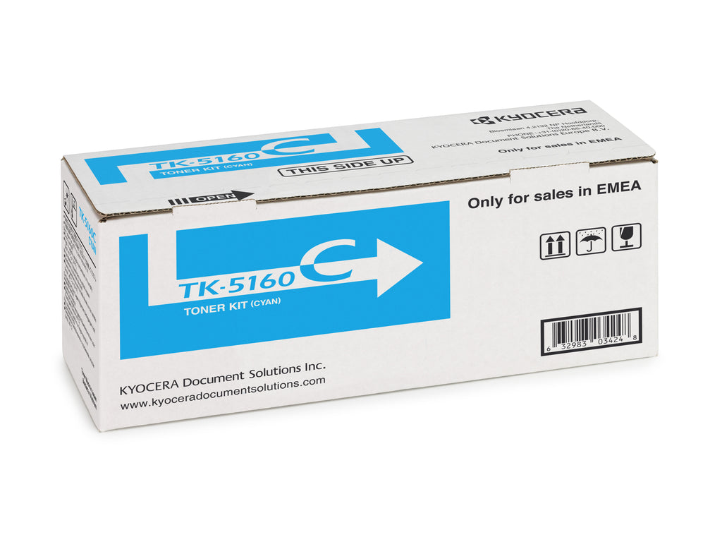KYOCERA TK-5160C cartuccia toner 1 pz Originale Ciano
