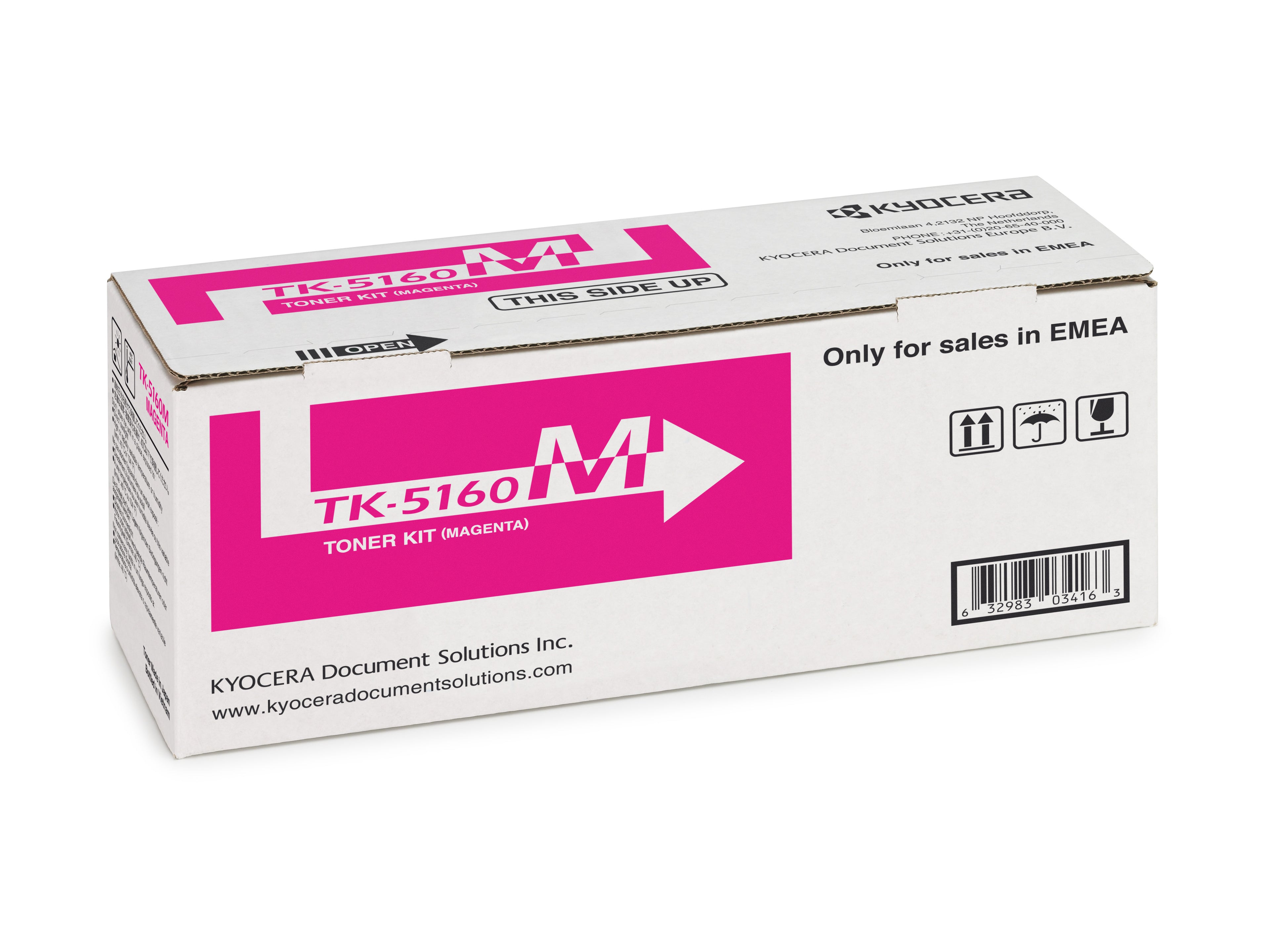 KYOCERA TK-5160M cartuccia toner 1 pz Originale Magenta