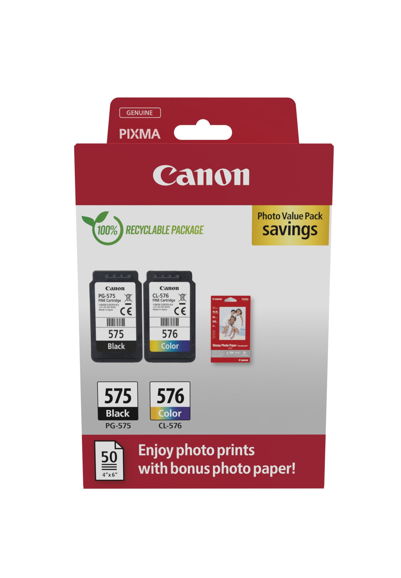 Canon 5438C004 cartuccia d'inchiostro 2 pz Originale Nero, Ciano, Magenta, Giallo