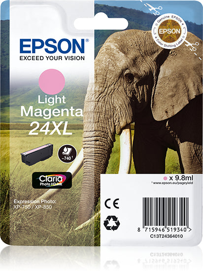 Epson Elephant Cartuccia Magenta chiaro XL