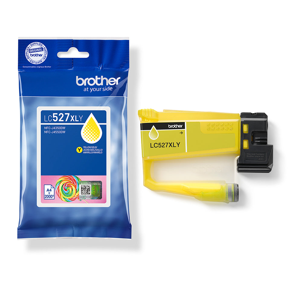 Brother LC527XLY cartuccia d'inchiostro 1 pz Originale Resa elevata (XL) Giallo