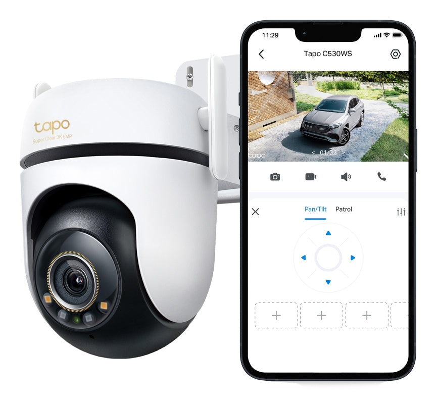 TP-Link TAPO C530WS telecamera di sorveglianza Torretta Telecamera di sicurezza IP Esterno 2880 x 1620 Pixel Parete