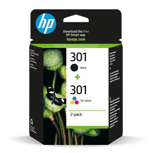 HP 301 Multipack - Confezione da 2 cartucce (1 Nero e 1 Colore)