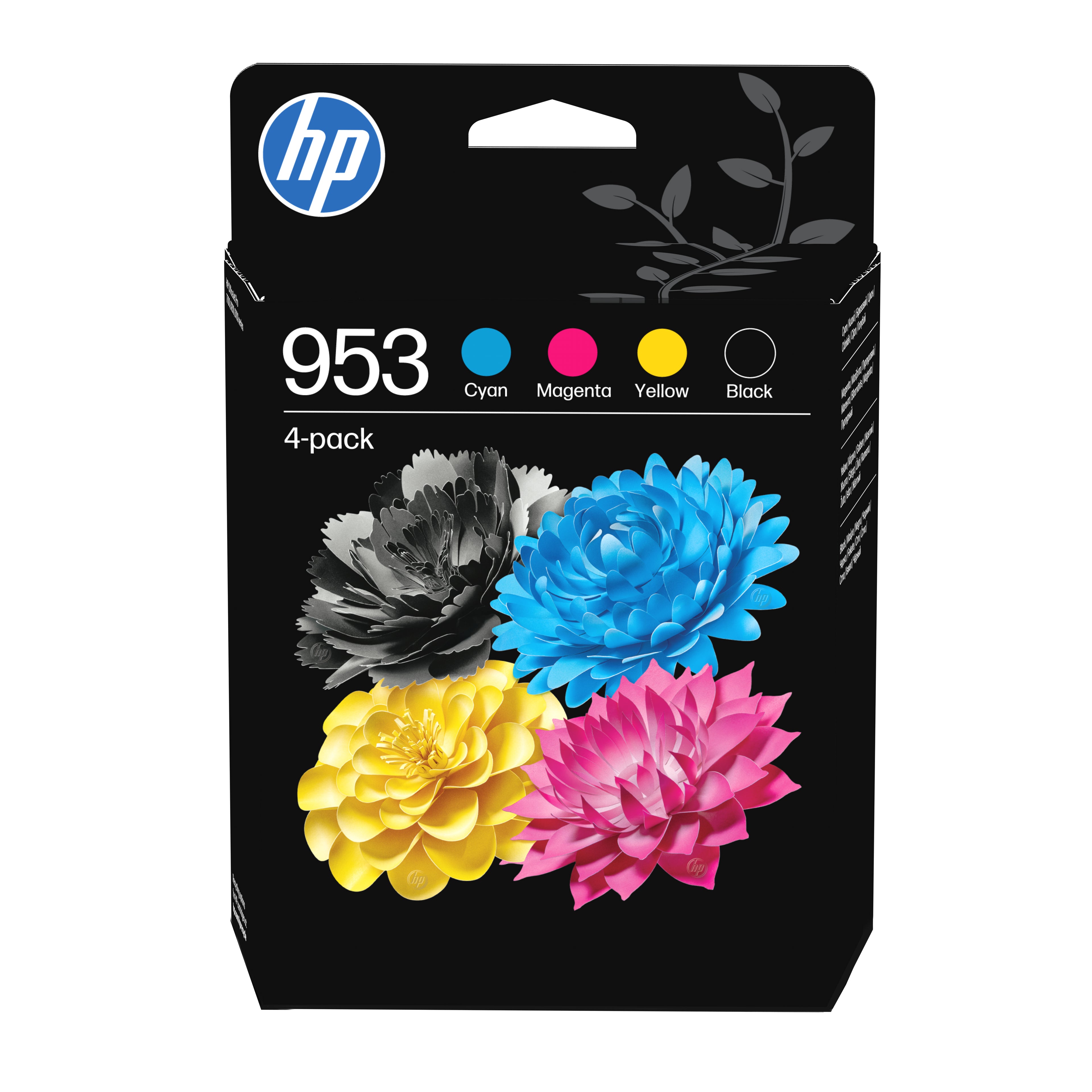 HP Confezione da 4 cartucce di inchiostro nero, ciano, magenta, giallo originali 953