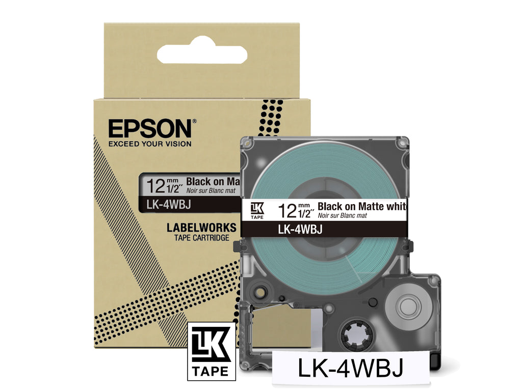 Epson LK-4WBJ Nero, Bianco