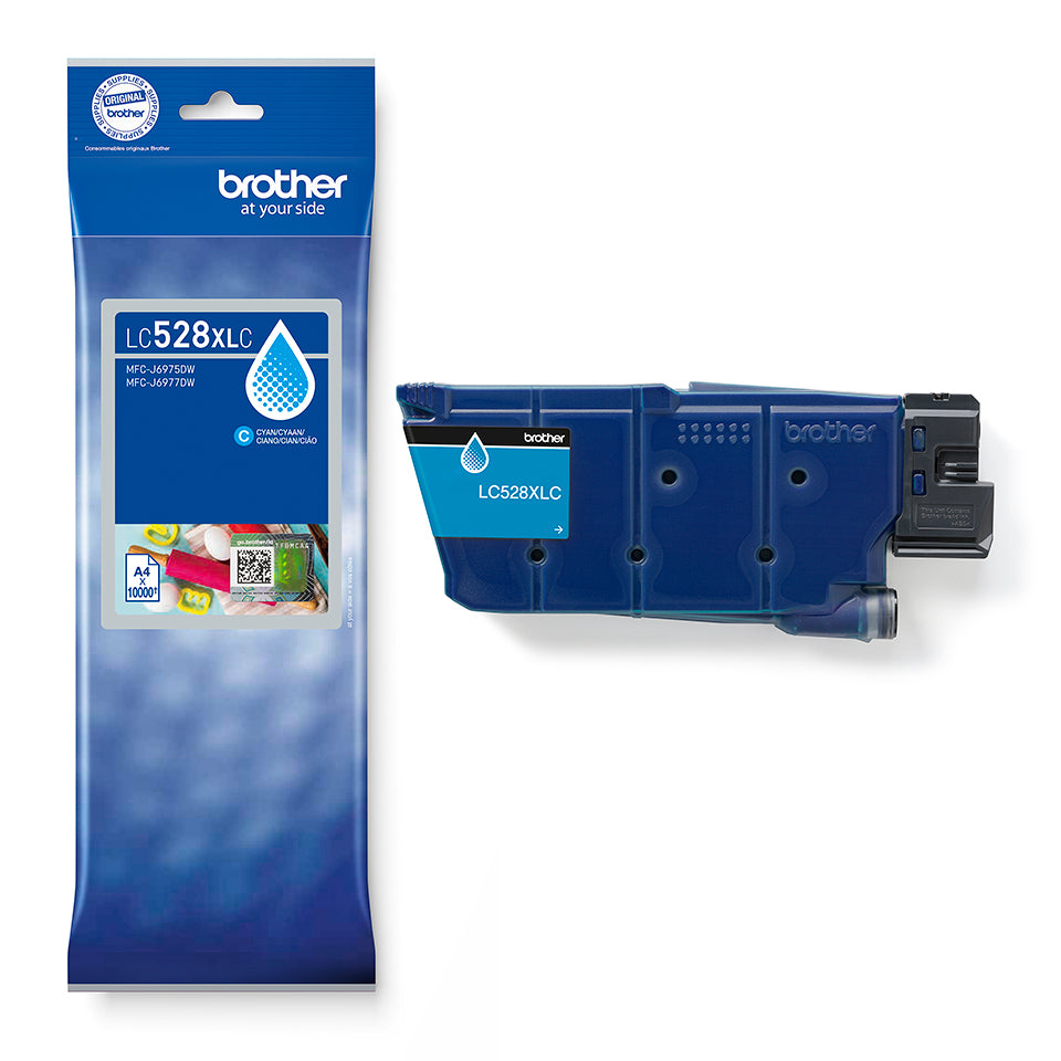 Brother LC528XLC cartuccia d'inchiostro 1 pz Originale Rendimento ultra elevato Ciano
