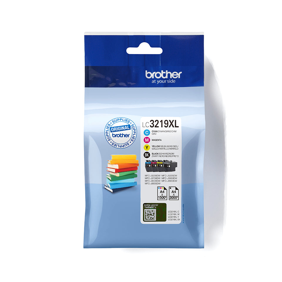 Brother LC3219XLVAL multipack cartuccia originale 4 pz (Nero, Ciano, Magenta, Giallo)