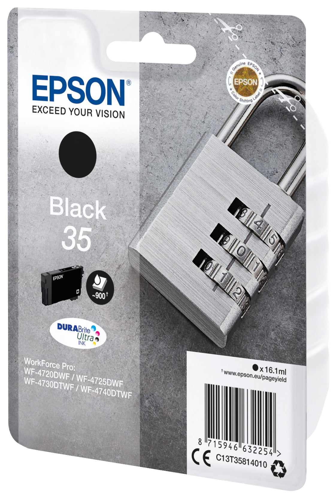 Epson Padlock Inchiostro nero singolo DURABrite Ultra Lucchetto 35