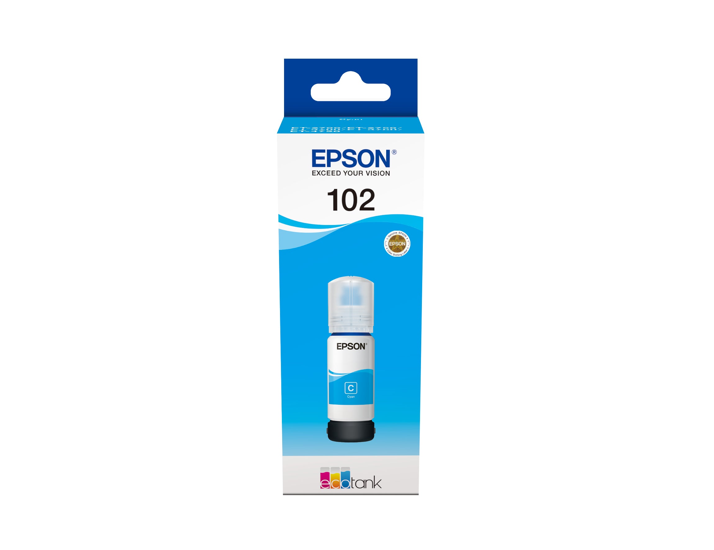 Epson 102 EcoTank flacone inchiostro ciano
