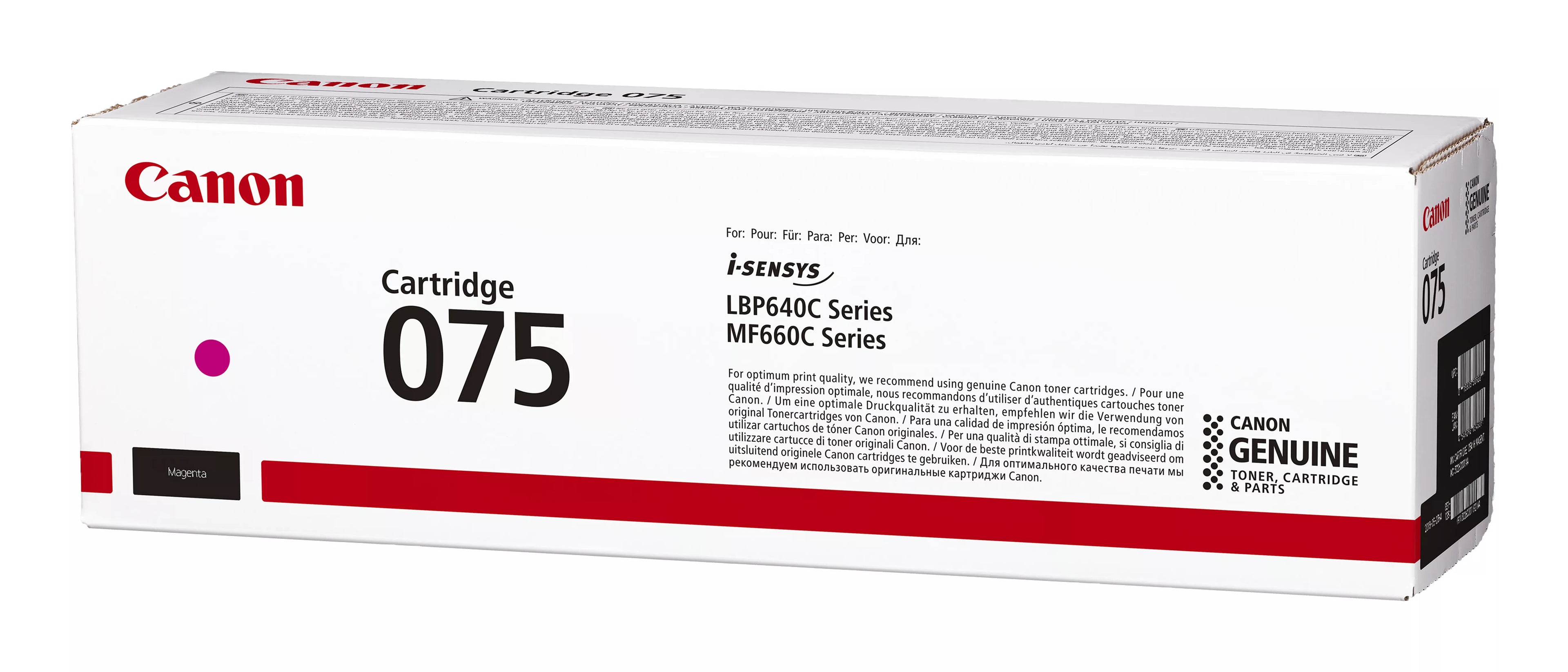 Canon 075 cartuccia toner 1 pz Originale Magenta