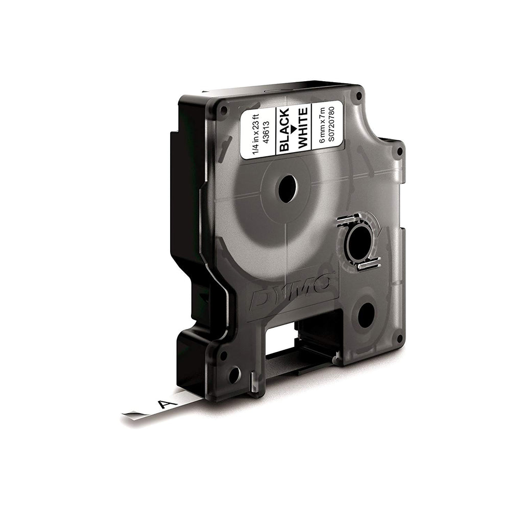 DYMO D1 etichette originali | stampa nera su bianco | 6 mm x 7 m | etichette autoadesive per etichettatrice LabelManager | 1 Pezzo