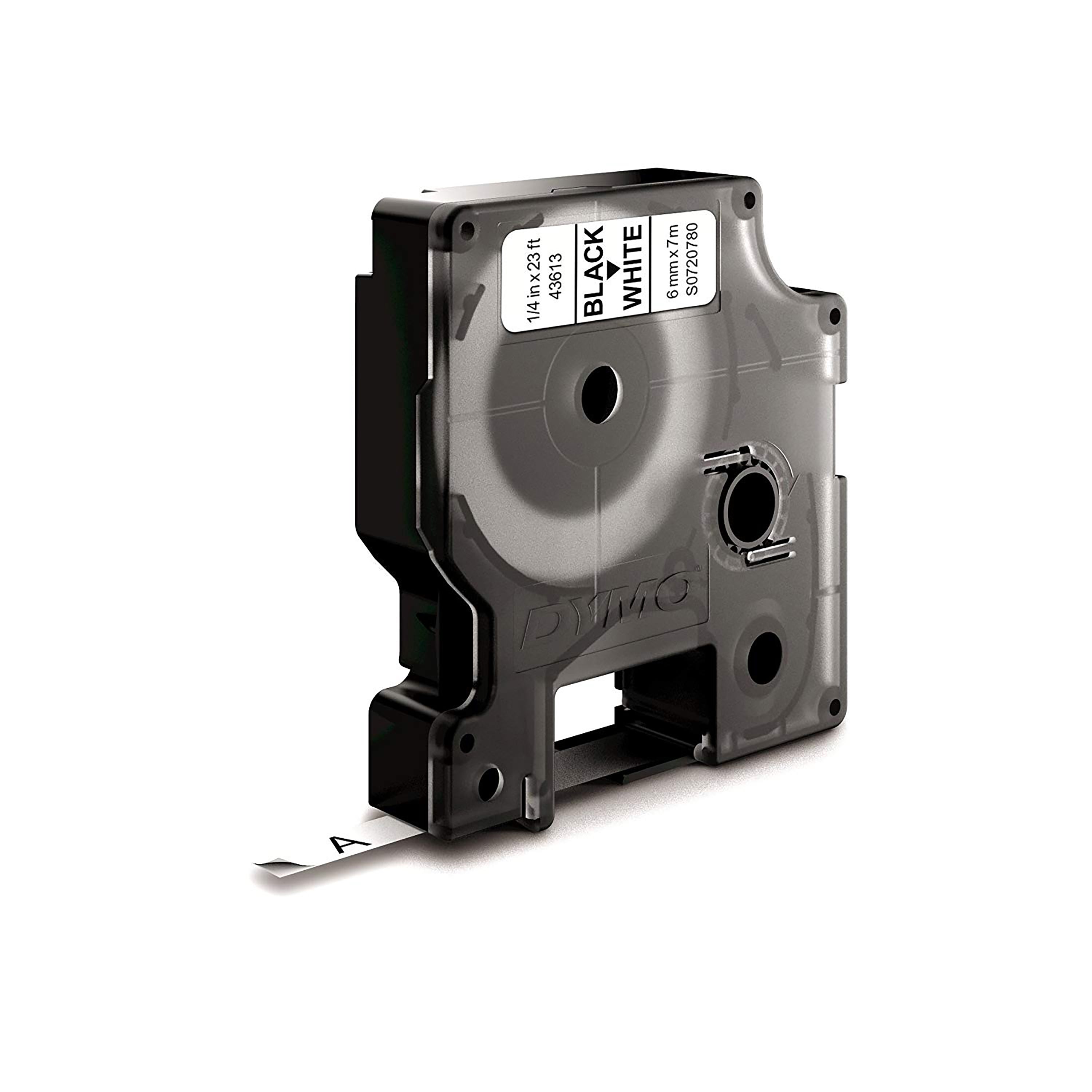 DYMO D1 etichette originali | stampa nera su bianco | 6 mm x 7 m | etichette autoadesive per etichettatrice LabelManager | 1 Pezzo