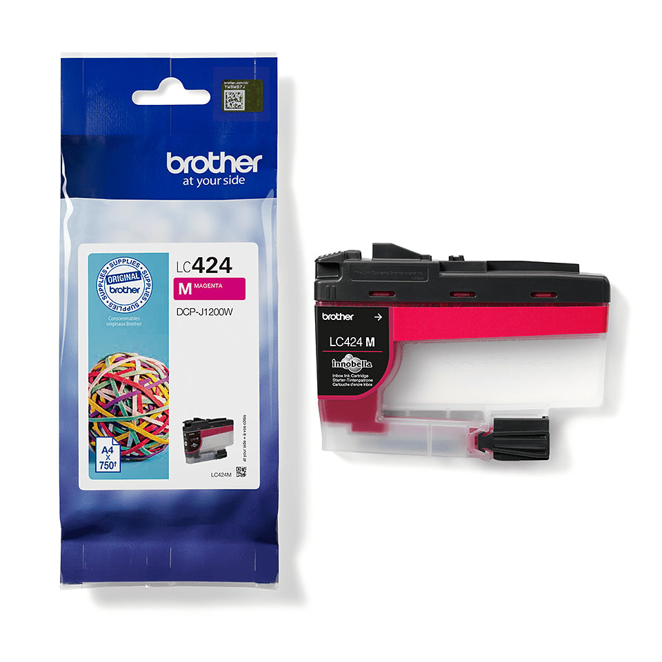 Brother LC-424M cartuccia d'inchiostro 1 pz Originale Magenta