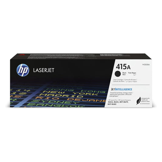 HP 415A W2030A, Cartuccia Toner Originale HP da 2400 Pagine, NERO