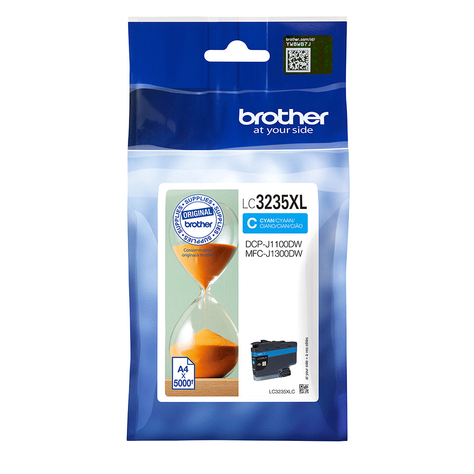 Brother LC3235XLC cartuccia d'inchiostro 1 pz Originale Resa elevata (XL) Ciano