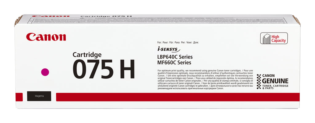 Canon 075 H cartuccia toner 1 pz Originale Magenta