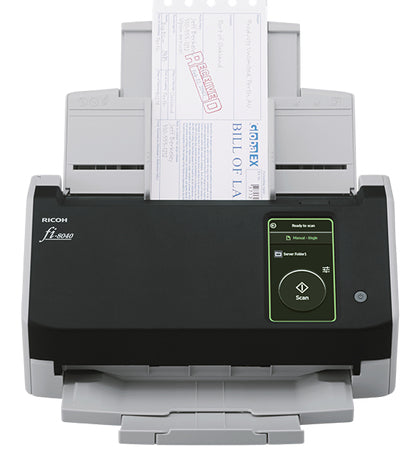 Ricoh fi-8040 ADF + scanner ad alimentazione manuale 600 x 600 DPI A4 Nero, Grigio
