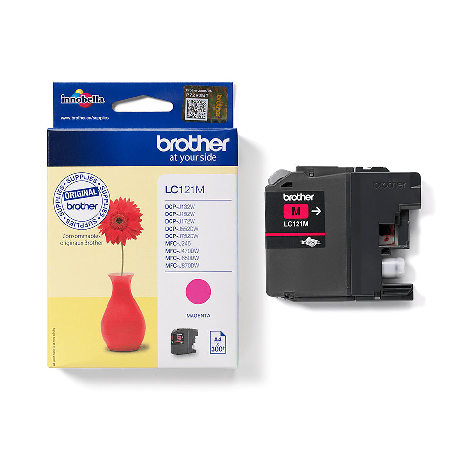 Brother LC121M cartuccia d'inchiostro 1 pz Originale Magenta