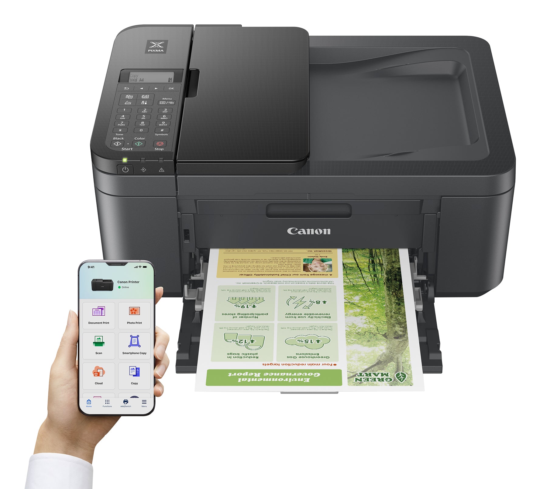 Canon PIXMA TR4755i Ad inchiostro A4 4800 x 1200 DPI Wi-Fi