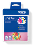 Brother LC527XLVAL cartuccia d'inchiostro 4 pz Originale Resa elevata (XL) Nero, Ciano, Magenta, Giallo
