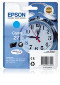 Epson Alarm clock Singlepack Cyan 27 DURABrite Ultra Ink