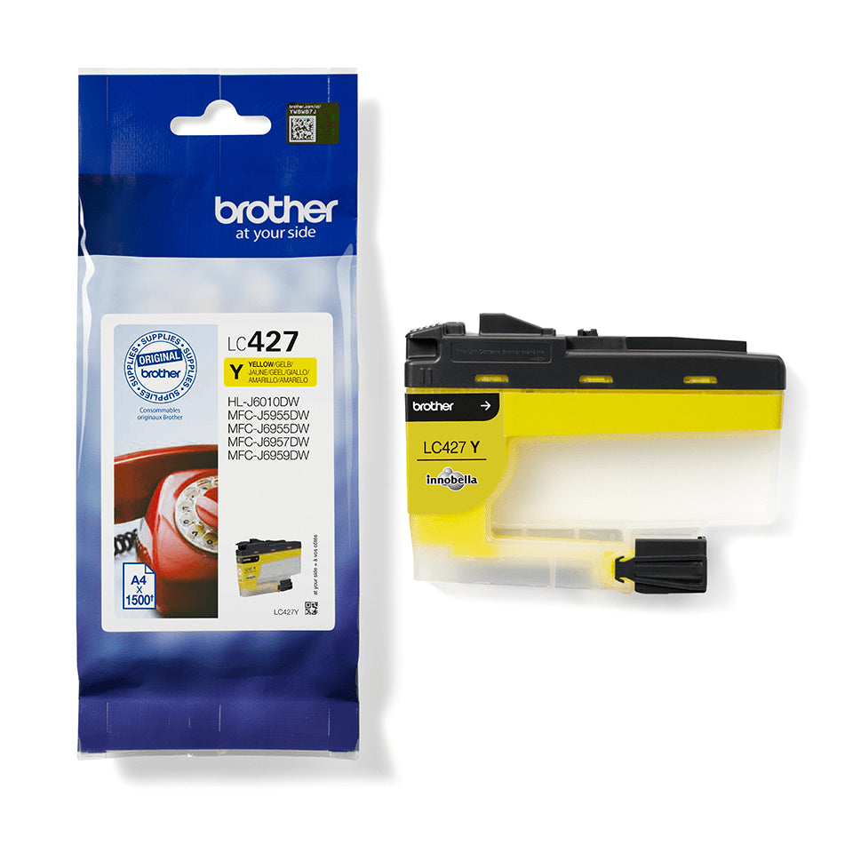 Brother LC-427Y cartuccia d'inchiostro 1 pz Originale Giallo