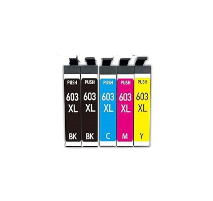 Cartucce Compatibili per EPSON T0603 (2 Nero, 1 Ciano, 1 Magenta, 1 Giallo)