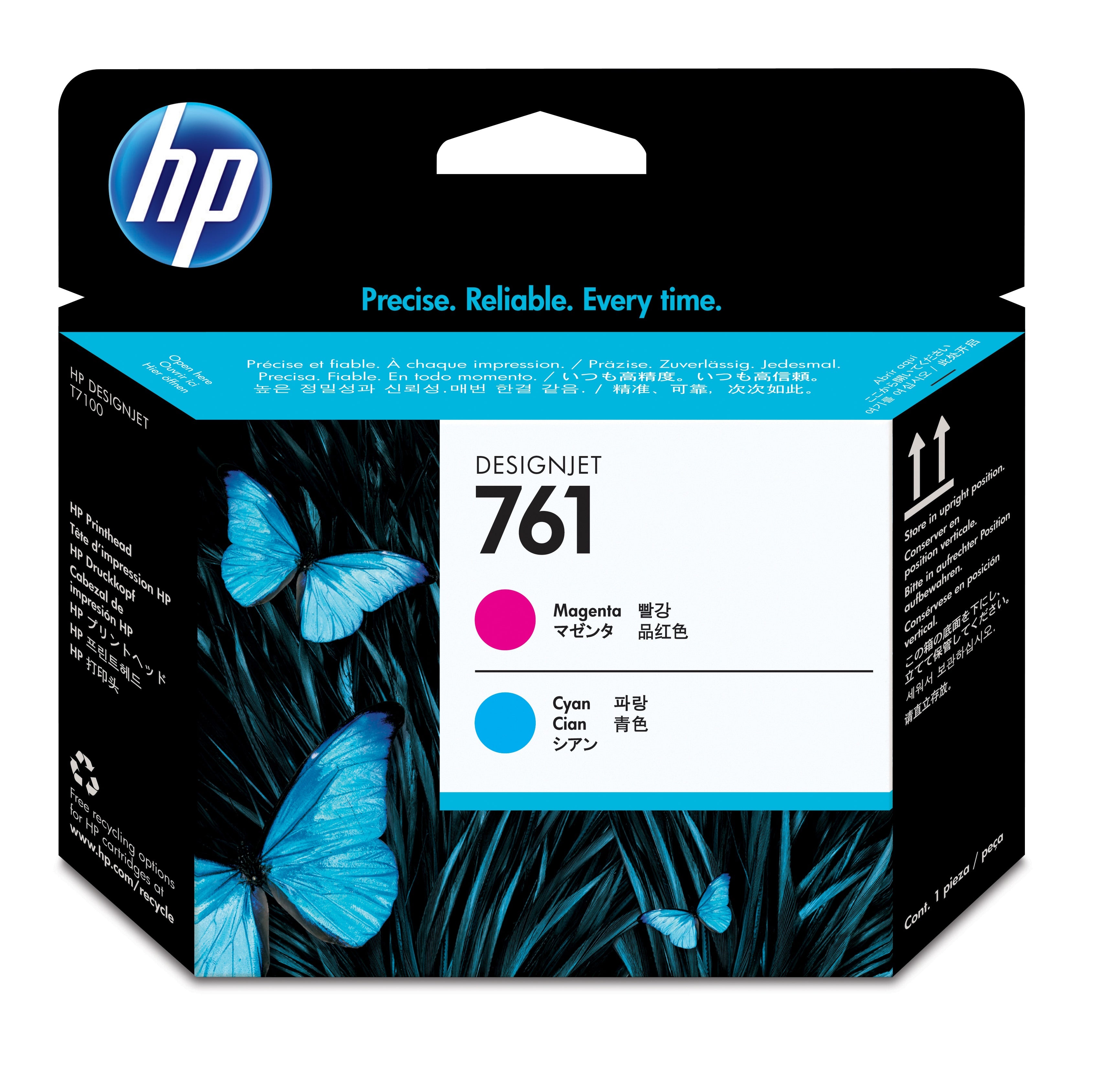 HP Testina di stampa magenta/ciano Designjet 761