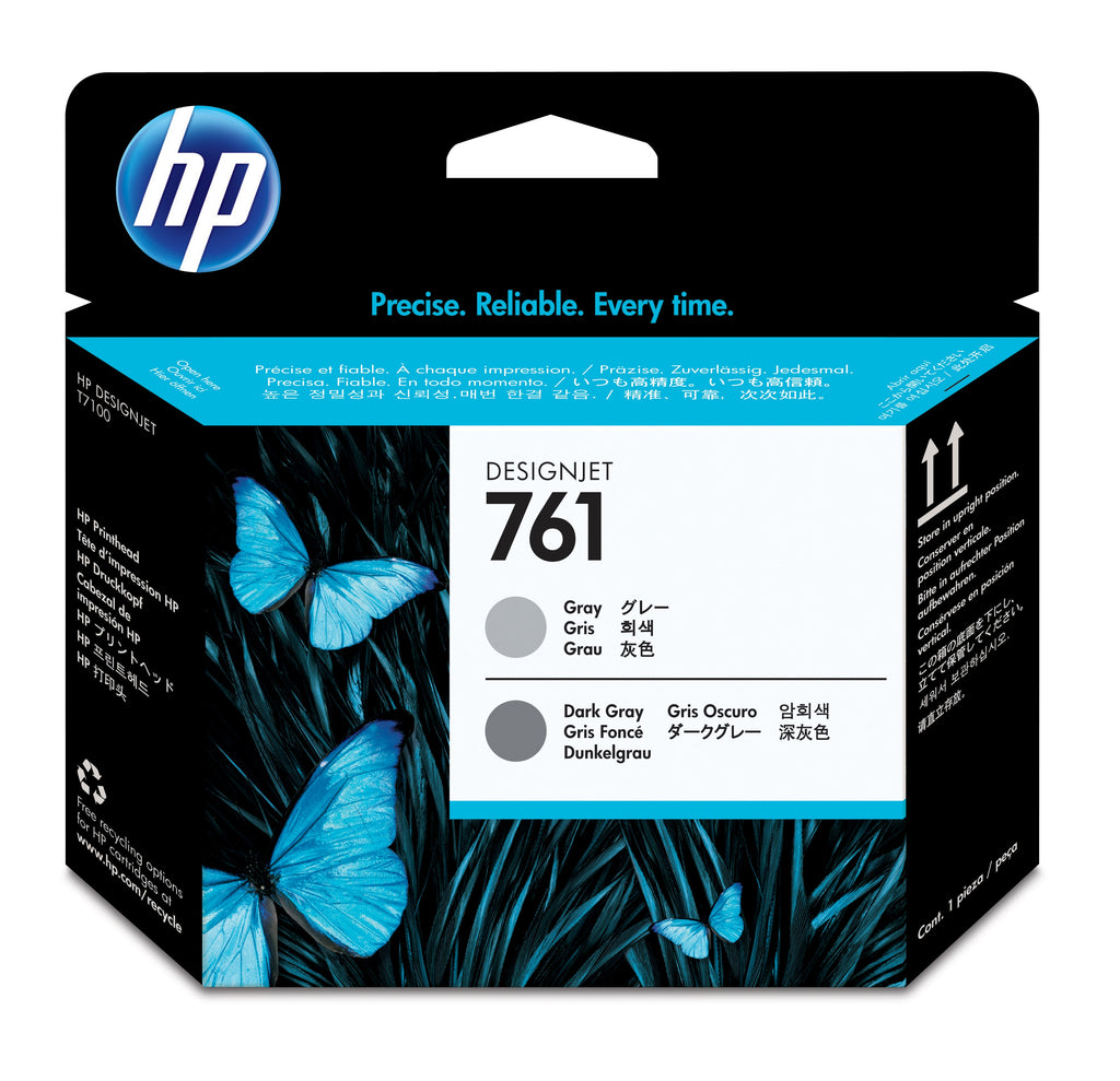 HP Testina di stampa grigio/grigio scuro Designjet 761