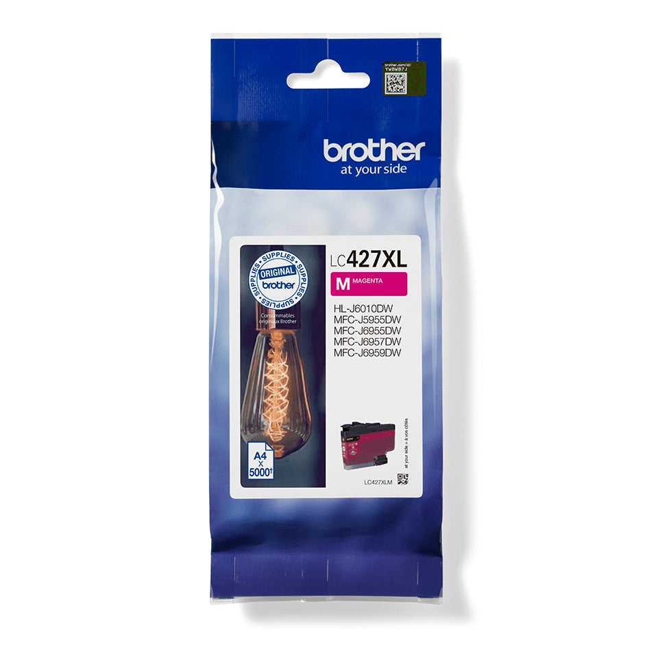 Brother LC427XLM cartuccia d'inchiostro 1 pz Originale Resa elevata (XL) Magenta