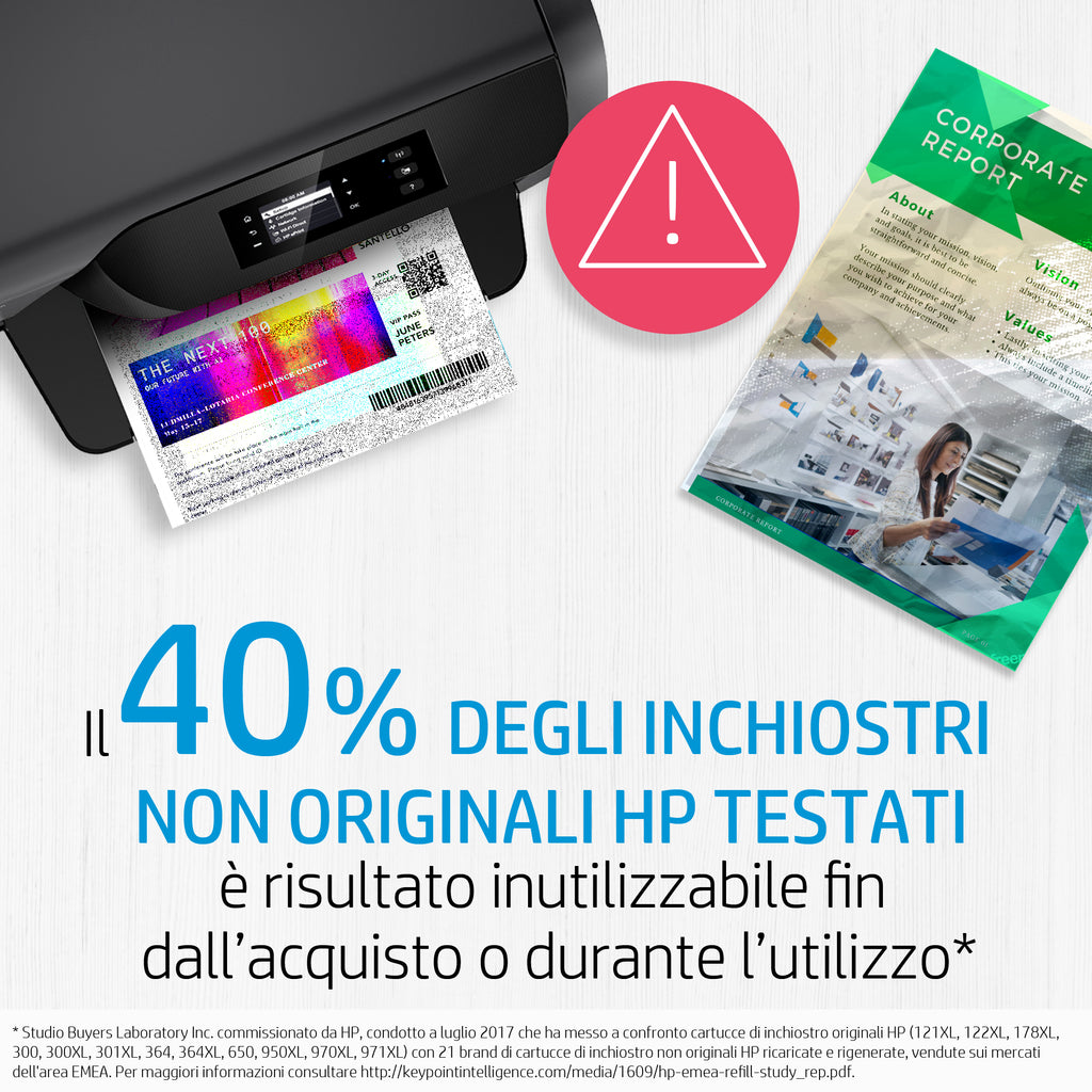 HP Confezione da 2 cartucce originali di inchiostro nero 350/tricromia 351