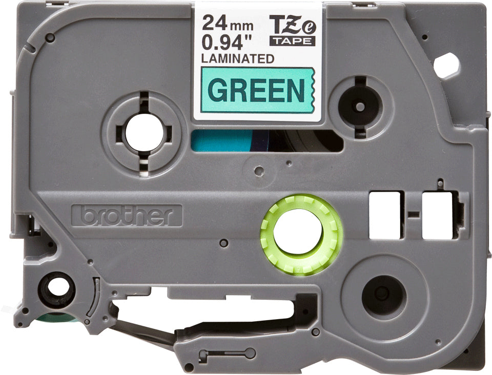 Brother TZE-751 nastro per etichettatrice Nero su verde