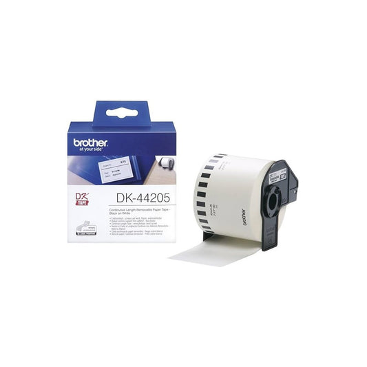 ORIGINAL Brother Etichette Bianco DK-44205